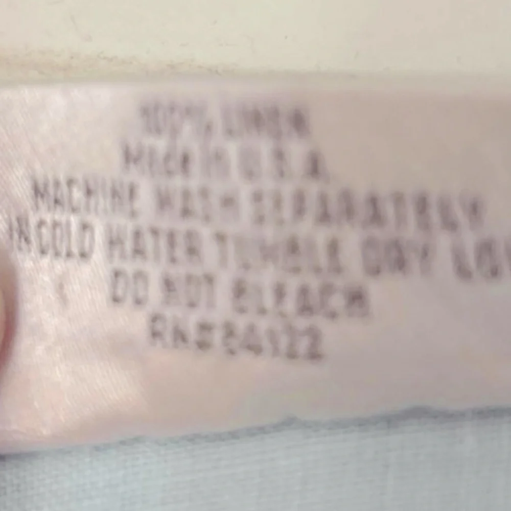 Kleen 100% Linen Light Blue Lagenlook Tunic
Blouse Top 3/4 Sleeve USA Made M - Picture 6 of 7